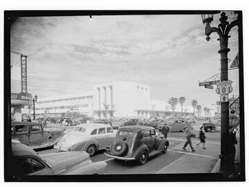 Sunset Blvd. at Vine St., Hollywood, Ca