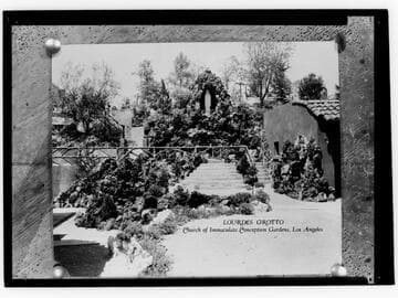 Lourdes Grotto, Church of the Immaculate Conception Gardens, Los Angeles