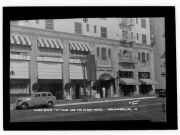 Clara Bow's "It" Cafe and the Plaza Hotel, Hollywood, Cal