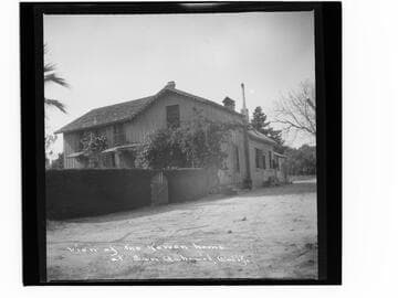View of the Kewen home at San Gabriel, Calif
