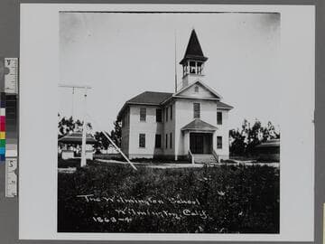 The Wilmington School. Wilmington, Calif. 1863-4