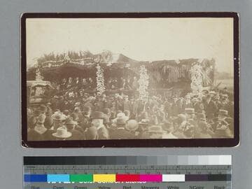 Santa Barbara California Floral Festival Parade for President Benjamin Harrison