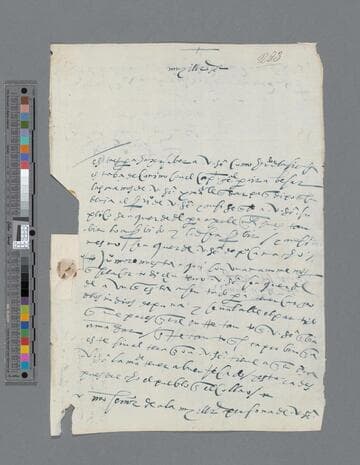 Pedro de Soria letter to Gonzalo Pizarro