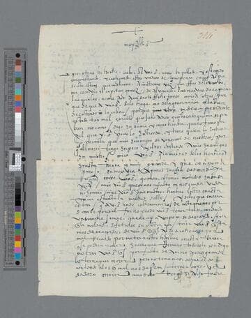 Juan Porcel letter to Gonzalo Pizarro