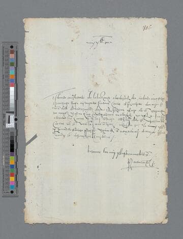 Antón Sanchez letter to Gonzalo Pizarro