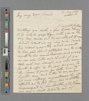 Hannah More. Letter to Mrs. Lovell