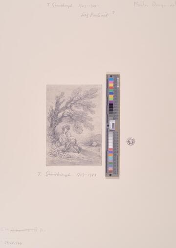 Woman and Baby Beneath a Tree