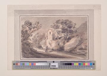 Landscape with Walking Figure