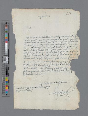 Martín de Olmos letter to Gonzalo Pizarro