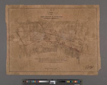 Plan at North Boundary of Black Town