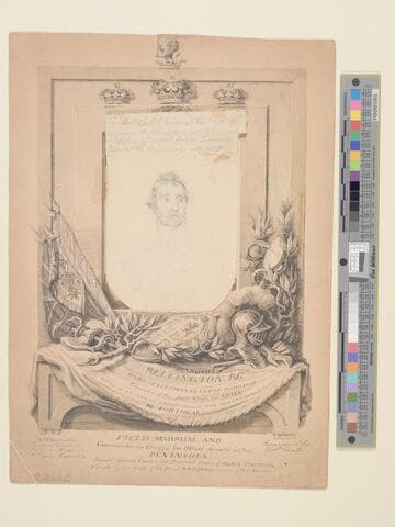 Design for a Commemorative Print of Wellington