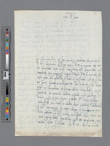 Juan de Saavedra letter to Gonzalo Pizarro