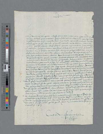 Alonso Rodriguez Picado letter to Gonzalo Pizarro