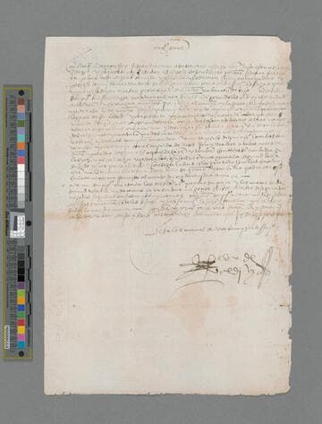 Pedro de Valdivia letter to Gonzalo Pizarro