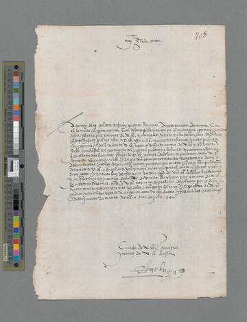 Luis Buzon letter to Gonzalo Pizarro