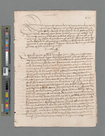 Carlos V, Emperor of Germany and King of Spain, copy of letter to Gonzalo Pizarro