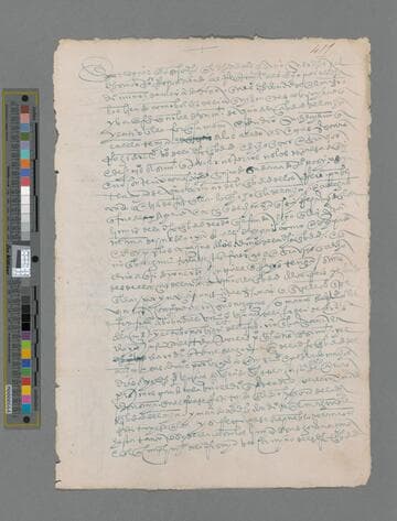 Francisco Pizarro Affidavit regarding dispute with Diego de Almagro