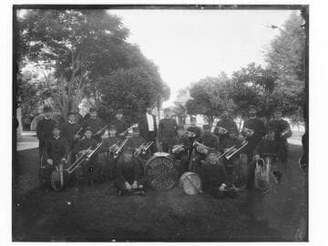 Merced Concert Band in park
