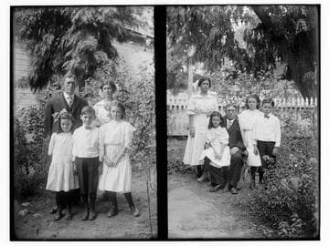 Family portrait (two views)