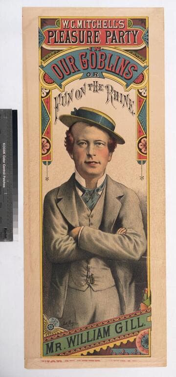W.C. Mitchell’s pleasure party in our goblins or fun on the Rhine. : Mr. William Gill