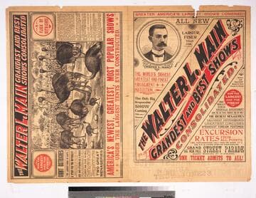 The Walter L. Main grandest and best shows consolidated