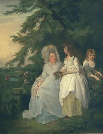 Mary Margaret (Pearce) Wood and Two of her Daughters