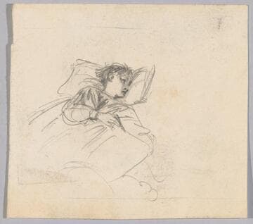 Girl Resting on a Pillow