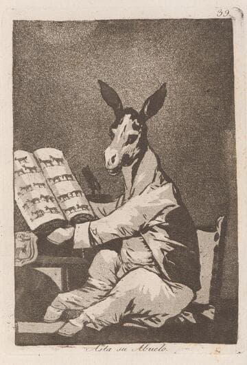 The sleep of reason produces monsters (El sueño de la razon produce monstruos), Plate 43 from Los Caprichos