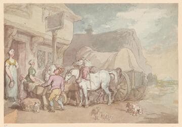 Scene Outside an Inn