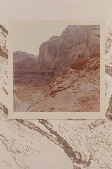 Up the San Juan River along the trail from Mile 0 1/2.  The cove at left is Melody Spring at Mile 1