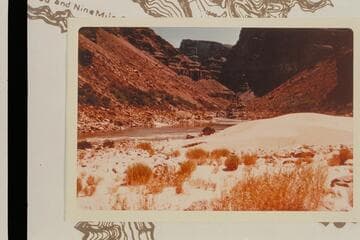 Downstream from mouth of Fall Canyon