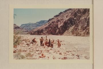 The Mitchell camera set up for action at Mile 205.  Jim Algar is at right