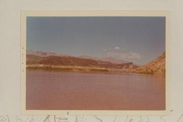 Down Lake Mead to the right bank of the mouth of Grand Wash