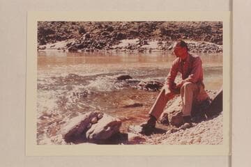 Jorgen Visbak at mouth of Tapeats Creek