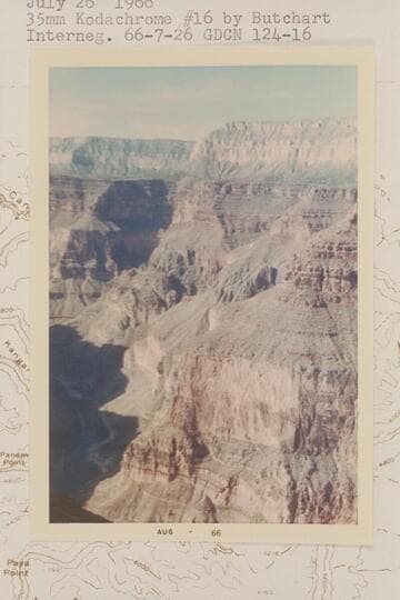 Possible climbing routes south of Fossil Bay