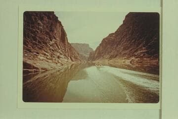 Upper end of Lake Mead in Grand Canyon