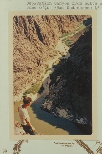 Separation Canyon from butte on left bank