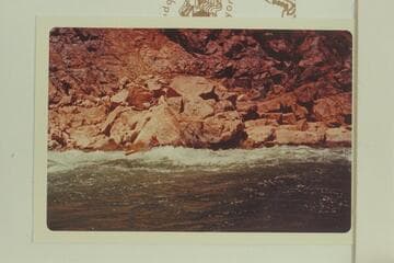 Bill Belknap tests a Sportyak in Gneiss Canyon Rapid