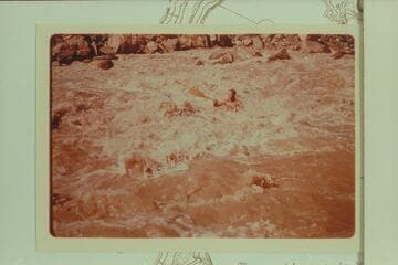 Ulrich Martins in the rapid at Mile 209 on the right side of the island