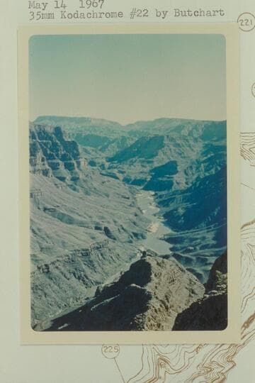 Upriver from north summit of Diamond Peak