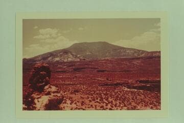 Navajo Mountain and Navajo Begay from the east