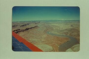 Clayhill Crossing;  Mile 53-59, San Juan River.  Looking northeast and upstream