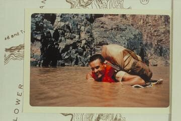 Bill Mooz at about Mile 218 during the float from Mile 209 to Separation Canyon