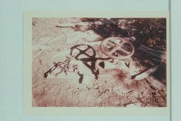 Letter press at Good Hope Bar among the ruins of Col. Hite's office