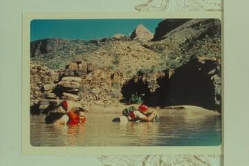 The float trip from Mile 209 to Separation Canyon passes Mile 215