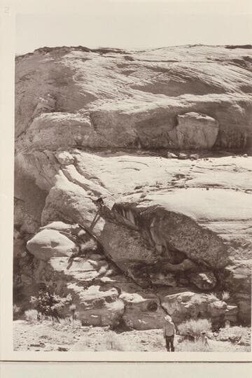 Trail- pecked steps.  1/4 mile upstream in Stanton Canyon, Mile 121.5