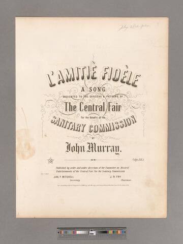 L'amitie fidele : op. 88 / John Murray