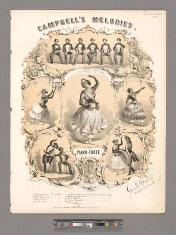 Bella Rosa : song and chorus / composed & sung by the Campbell Minstrels