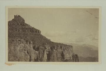 At the foot of Battleship Mountain.  George Bauwens collection, 1917-1918