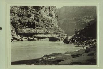Boulder Narrows.  From below on the left bank